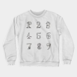 Monster Numerology Crewneck Sweatshirt